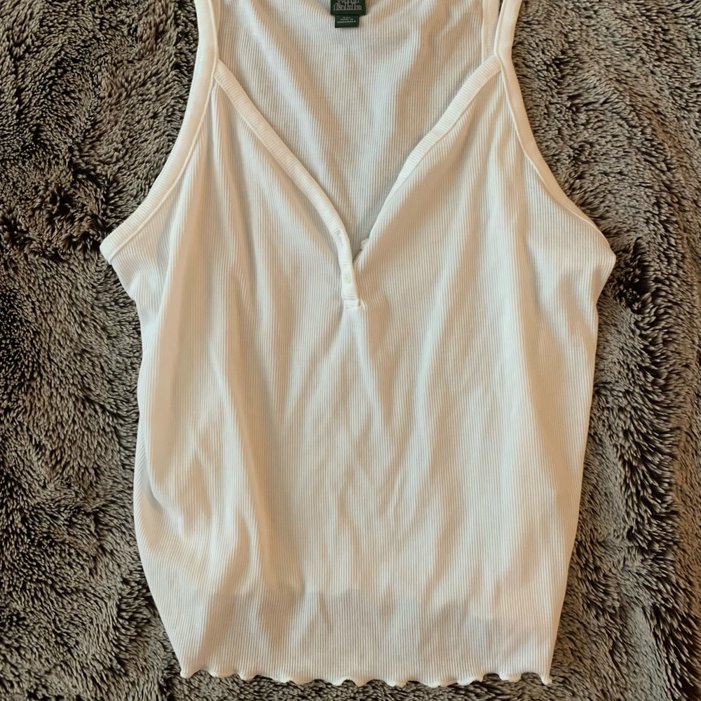 white tank top